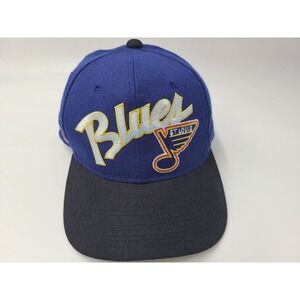 Vintage St Louis Blues Sports Specialties Fitted 6 5/8 Hat Cap Wool Blend NHL